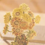 Burning Sunflower Tabletop Painting