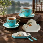 Lady Turquioa - 8pc Coffee Set(2 pax Gift Edition)