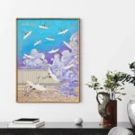 Auspicious Cranes in Eastern Harmony - 图片 2