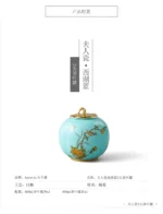 Lady Turquioa - Tea Canister (600ml) - 图片 4