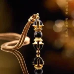 Blessed Vajra Necklace(Obsidian)